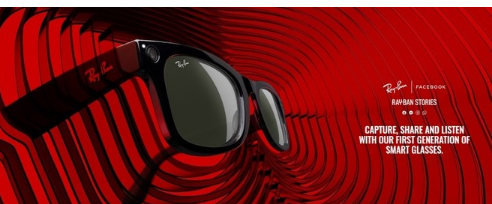 Facebook推出配备5MP摄像头的Ray-Ban Stories智能眼镜