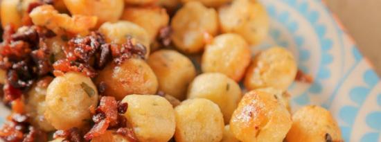 Parisienne Gnocchi 配培根和龙蒿