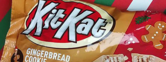 新的Kit Kat姜饼口味正式推出