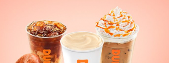 Dunkin' Fall Menu已经出炉其中包括南瓜香料拿铁