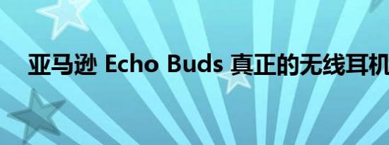 亚马逊 Echo Buds 真正的无线耳机评测
