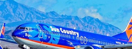 航空公司Sun Country Airlines新增七个北美城市目的地