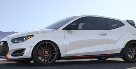 现代Veloster在今年的SEMA车展上获得了相当大的关注