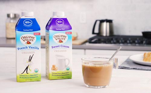Organic Valley推出新的无乳糖调味奶精