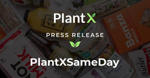 PlantX在渥太华和安大略省多伦多推出当日杂货配送服务