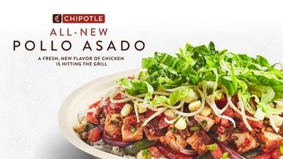 CHIPOTLE在美国和加拿大推出POLLO ASADO