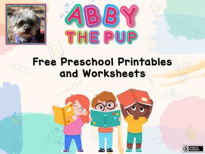 Abby the Pup为学龄前儿童设计的十大印刷品