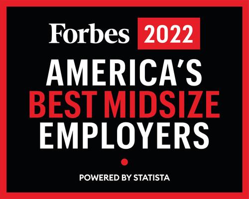 如新入选福布斯2022年美国最佳雇主名单