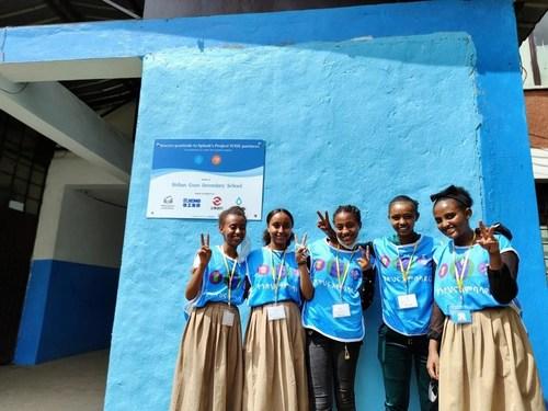 徐工完成埃塞俄比亚亚的斯亚贝巴20所学校清洁用水项目