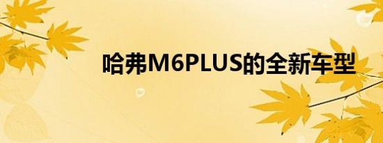 哈弗M6PLUS的全新车型