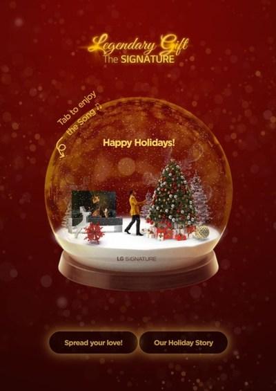 LG SIGNATURE为一年中最美好的时光送上温暖的祝福