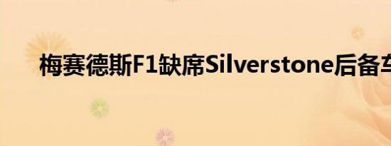 梅赛德斯F1缺席Silverstone后备车手