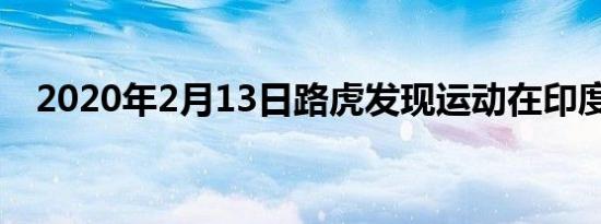 2020年2月13日路虎发现运动在印度推出