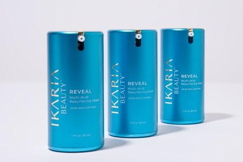 Ikaria Beauty宣布推出新的REVEAL多酸换肤面膜