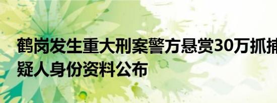 鹤岗发生重大刑案警方悬赏30万抓捕 犯罪嫌疑人身份资料公布