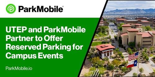 UTEP ParkMobile为校园活动提供预留停车位