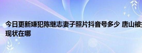 今日更新嫌犯陈继志妻子照片抖音号多少 唐山被打女子伤势现状在哪