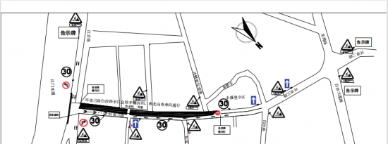 6月18日起江门蓬江区环市三路及江会路交通管制