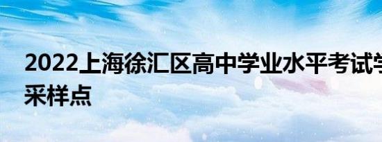 2022上海徐汇区高中学业水平考试学生核酸采样点