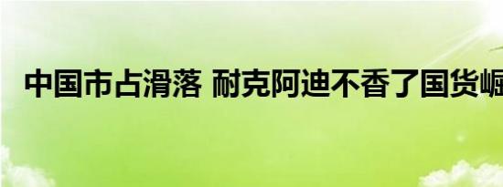 中国市占滑落 耐克阿迪不香了国货崛起了!