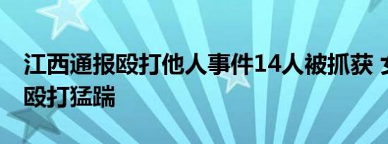 江西通报殴打他人事件14人被抓获 女子惨遭殴打猛踹