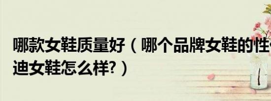 哪款女鞋质量好（哪个品牌女鞋的性价比高雅迪女鞋怎么样?）