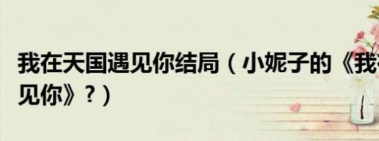 我在天国遇见你结局（小妮子的《我在天国遇见你》?）