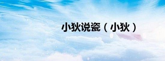 小狄说瓷（小狄）