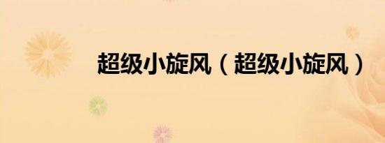 超级小旋风（超级小旋风）