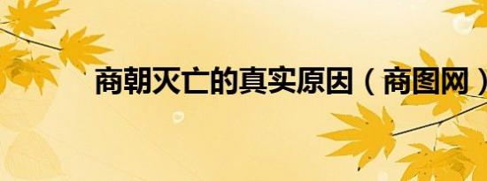 商朝灭亡的真实原因（商图网）