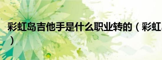 彩虹岛吉他手是什么职业转的（彩虹岛吉他手）