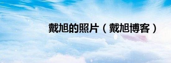 戴旭的照片（戴旭博客）