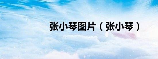 张小琴图片（张小琴）