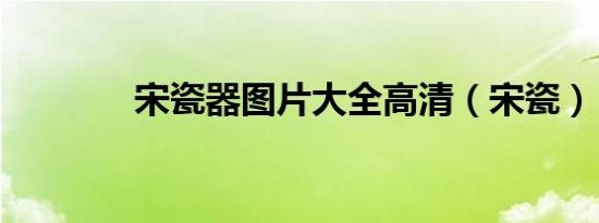 宋瓷器图片大全高清（宋瓷）