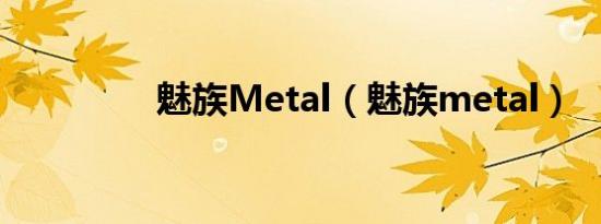 魅族Metal（魅族metal）