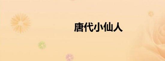 唐代小仙人