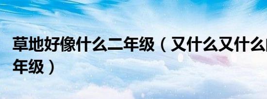 草地好像什么二年级（又什么又什么的草地二年级）