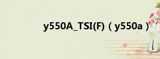 y550A_TSI(F)（y550a）