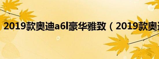 2019款奥迪a6l豪华雅致（2019款奥迪a6l）