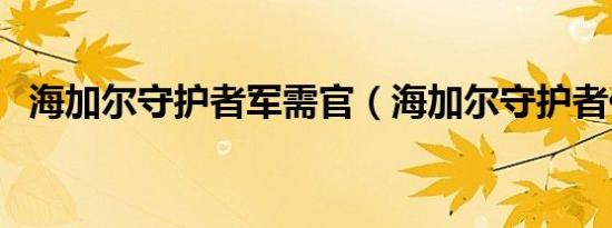 海加尔守护者军需官（海加尔守护者任务）