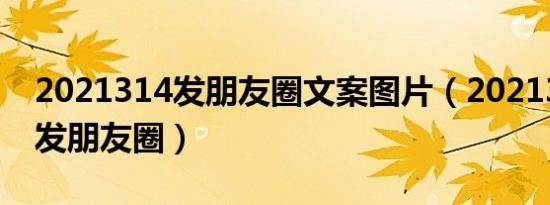 2021314发朋友圈文案图片（2021314怎么发朋友圈）