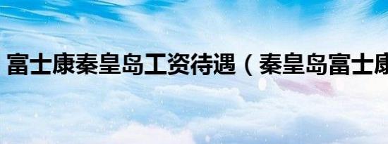 富士康秦皇岛工资待遇（秦皇岛富士康待遇）