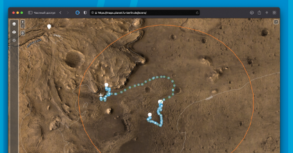 火星部分地区的旅游地图和全景图出现在网络上