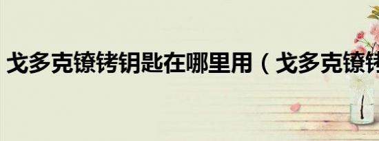 戈多克镣铐钥匙在哪里用（戈多克镣铐钥匙）