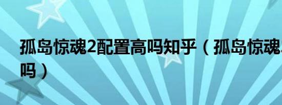 孤岛惊魂2配置高吗知乎（孤岛惊魂2配置高吗）
