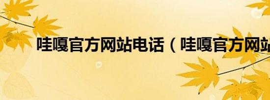 哇嘎官方网站电话（哇嘎官方网站）