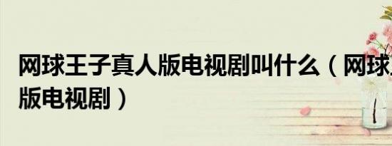 网球王子真人版电视剧叫什么（网球王子真人版电视剧）