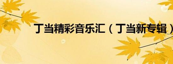 丁当精彩音乐汇（丁当新专辑）