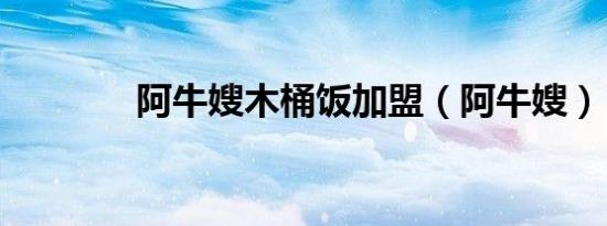 阿牛嫂木桶饭加盟（阿牛嫂）