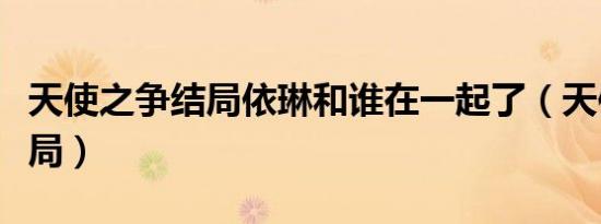 天使之争结局依琳和谁在一起了（天使之争结局）
